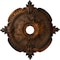 Ekena Millwork Benson Classic Ceiling Medallion (Fits Canopies up to 6 1/2"), 28 3/8"OD x 3 3/4"ID x 1 5/8"P, Rust CM28BERUS - alternate 1
